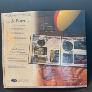 Creative Memories Custom Cutting System Circle Patterns 3 Templates 6214600403